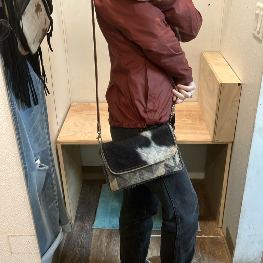 Cowhide Crossbody Bag